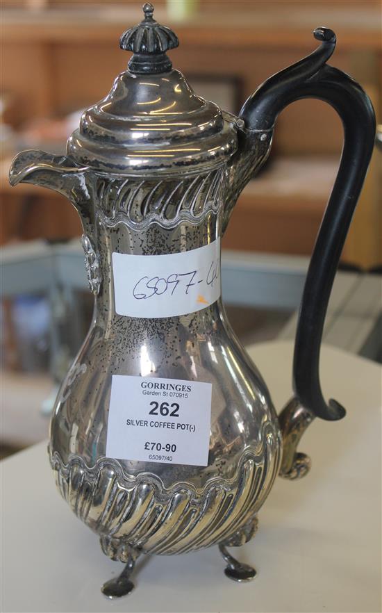 Silver coffee pot